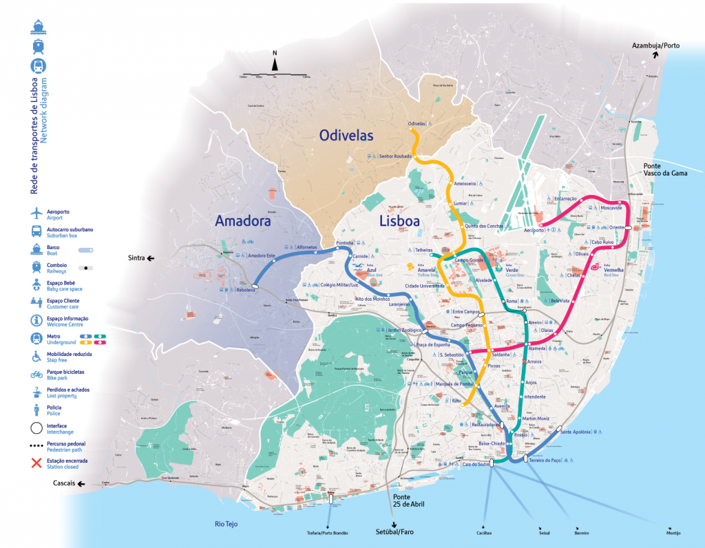 Lizbona Metro Schemat Rozkład Jazdy Linie Bilety Bilet Cena Aktualne Ceny Aplikacja Mapa Kolory Jak dojechać Jak kupić bilety Informacje Historia Diagram Jak działa metro w Lizbonie