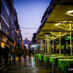 Rua Augusta w Lizbonie Lizbona główny deptak fotografie zdjęcia foto fotograf przewodnik