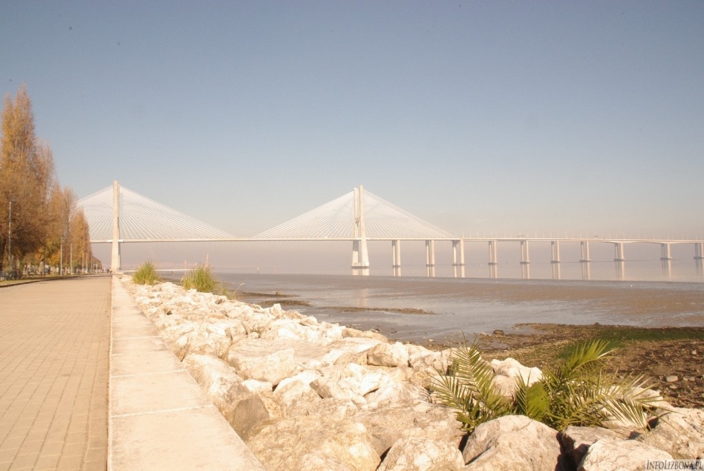 Most Vasco da Gama w Lizbonie przejazd ceny autobusy foto zdjecia fotografie