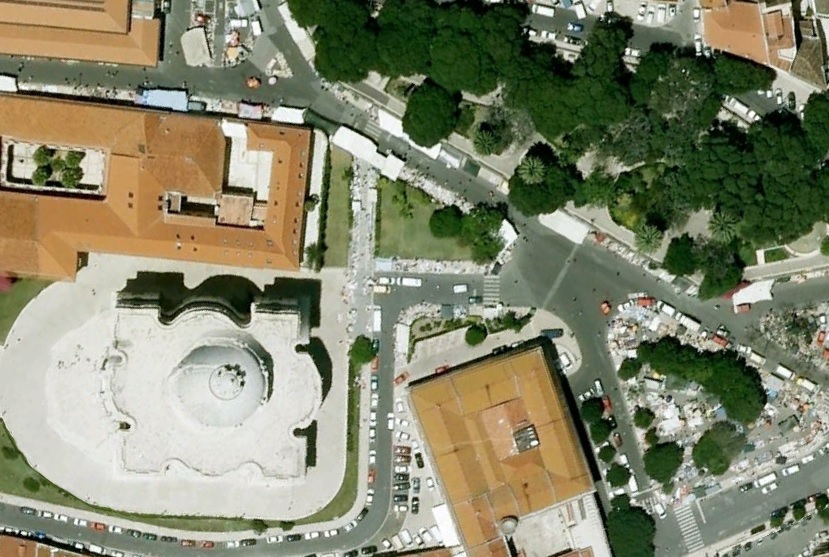 Lizbona z lotu ptaka zdjęcia satelitarne fotografie foto