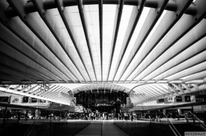 Foto_Stacja Oriente Dworzec Kolejowy Lizbona Park Narodów Zdjęcia Fotografie
