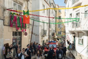 Procesja św. Antoniego w Lizbonie 2015 Zdjęcia Fotografie Foto Przewodnik po Lizbonie Święty Antonii Festas de Lisboa Santos Populares