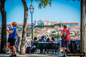 Punkt widokowy świętego Piotra z Alcantary Lizbona Lisbona Lisboa Punkty widokowe spis opis przewodnik po Lizbonie Tarasy widokowe fotografie zdjęcia foto