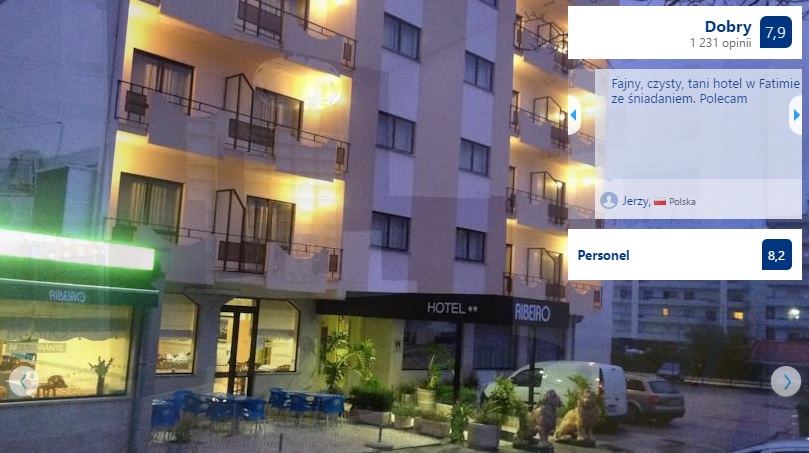 Polecane noclegi w Fatimie w Portugalii Hotele Domy Pielgrzyma Tanie Pensjonaty Ekonomiczne Dobre Sprawdzone Sanktuarium w Fatimie Przewodnik Opis Gdzie Spać 12