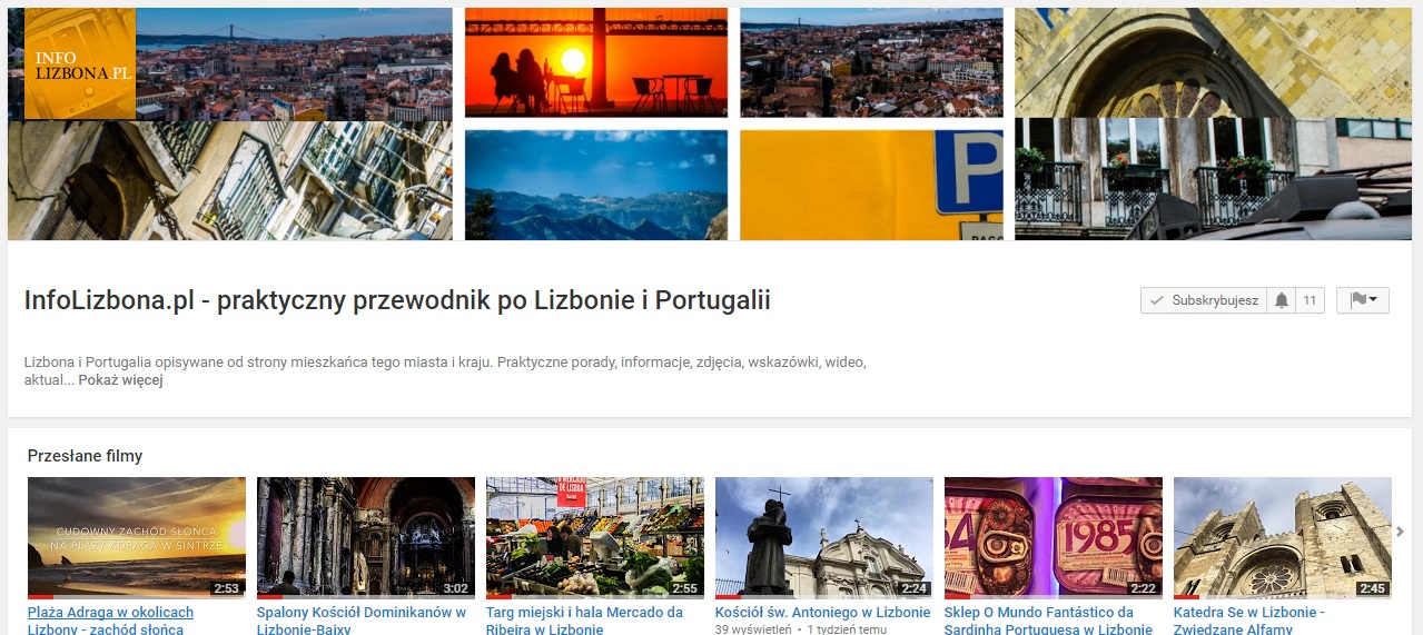 Najlepsze wideo z Lizbony w polskim internecie wideo przewodnik po Lizbonie Portugalii Porto