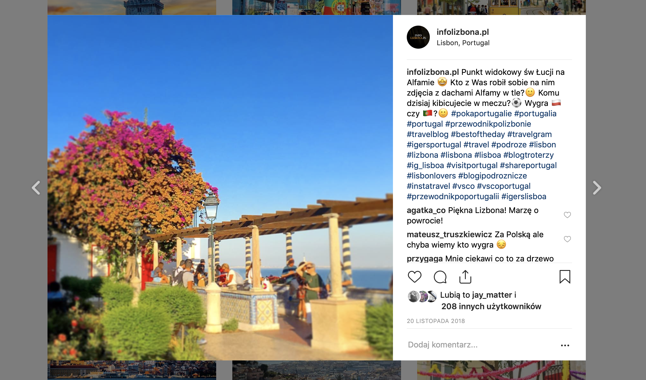 Lizbona Najlepsze Zdjęcia Instagram Instagramowe Miejsca TOP 10 Photos Lisbon Instragram Zwiedzanie Przewodnik Zestawienie Poradnik 