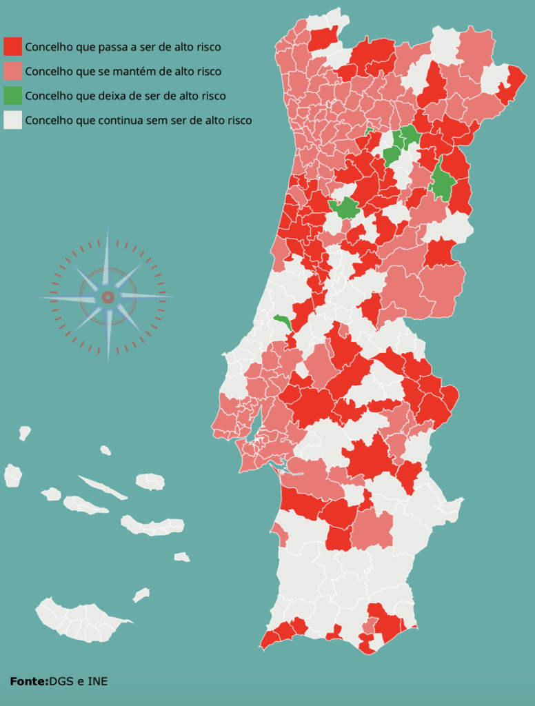 Portugalia Pandemia 2020 COVID-19 Koronawirus Powiaty Gminy Miasta Wsie Z Ograniczeniami Zasady Podróżowania Po Portugalii Gdzie Jechać Czy jest Bezpiecznie Bezpieczeństwo Przewodnik