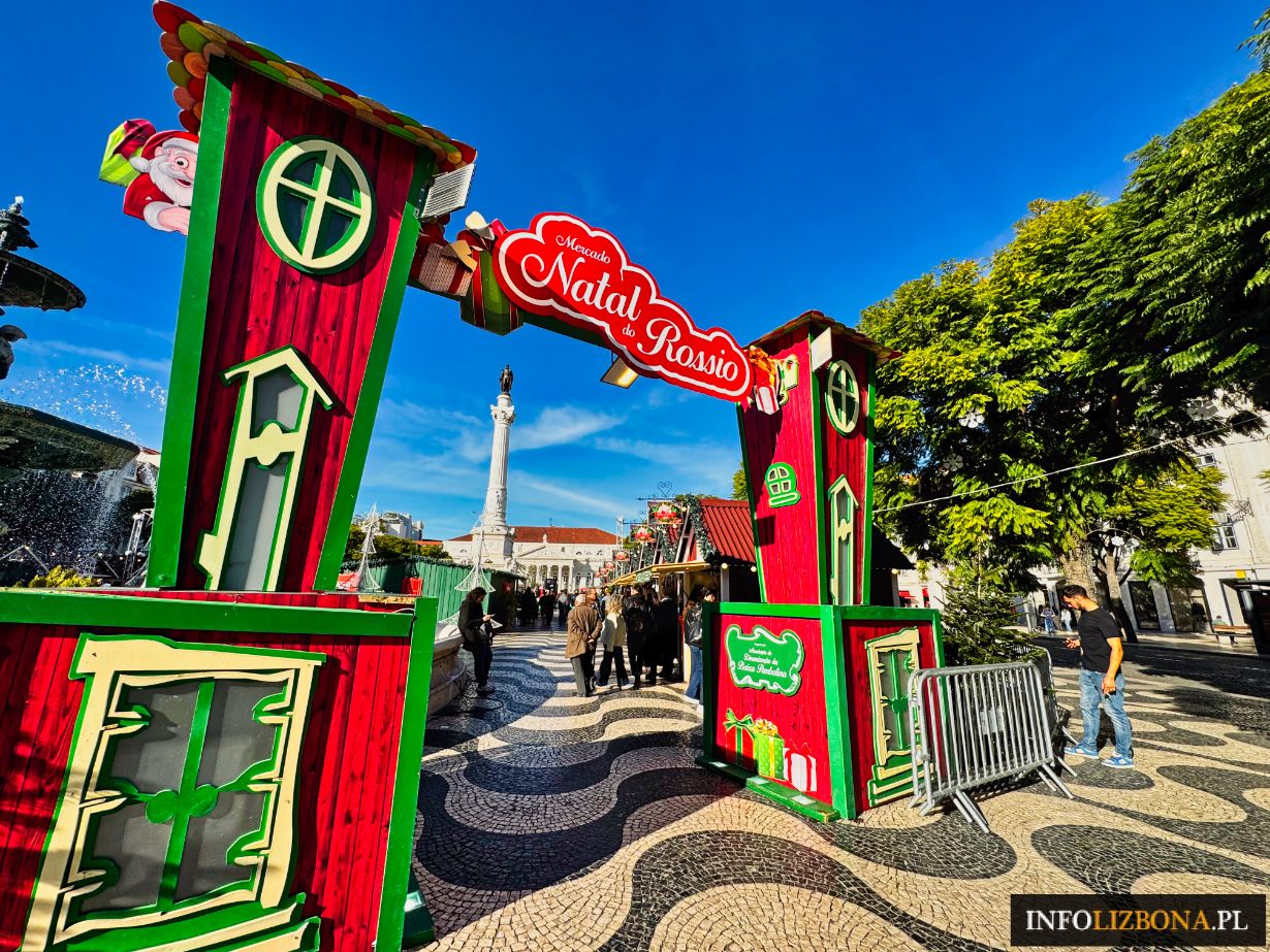 jarmark świąteczny w Lizbonie polskie przewodnik Lizbona Portugalia Boże Narodzenia Natal Baixa 2025 Foto Wideo Zdjęcia zwiedzanie Lizbony co warto zobaczyć jarmark bożonarodzeniowy Lisbona
