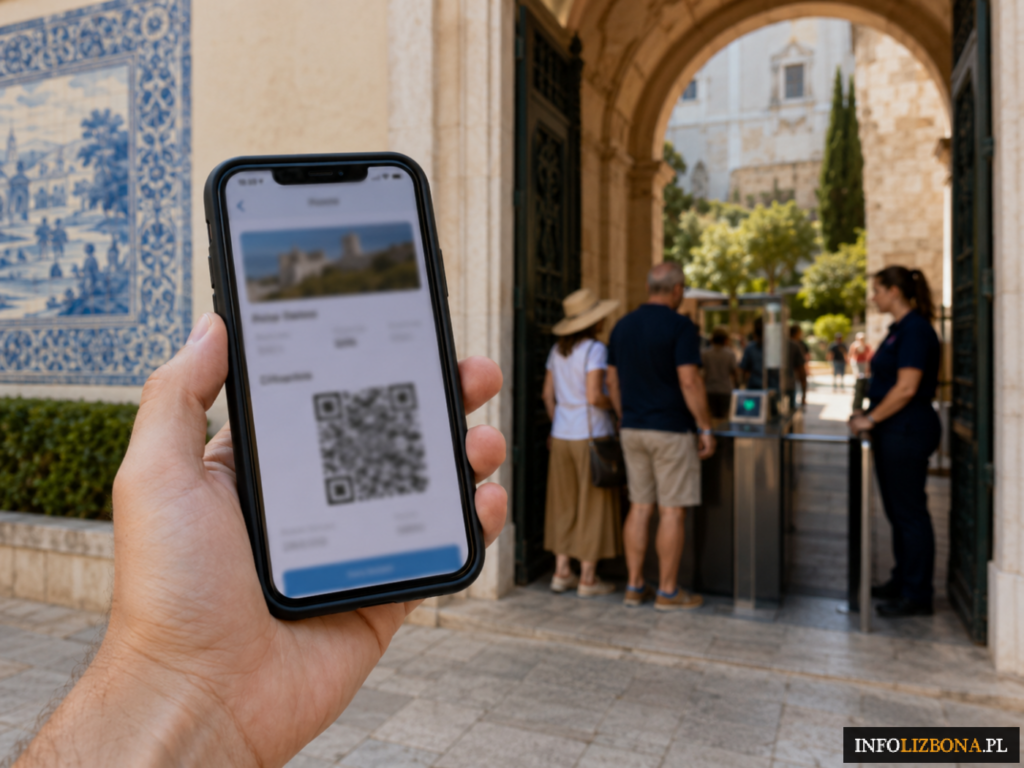 Bilet mobilny z kodem QR do atrakcji w Lizbonie
